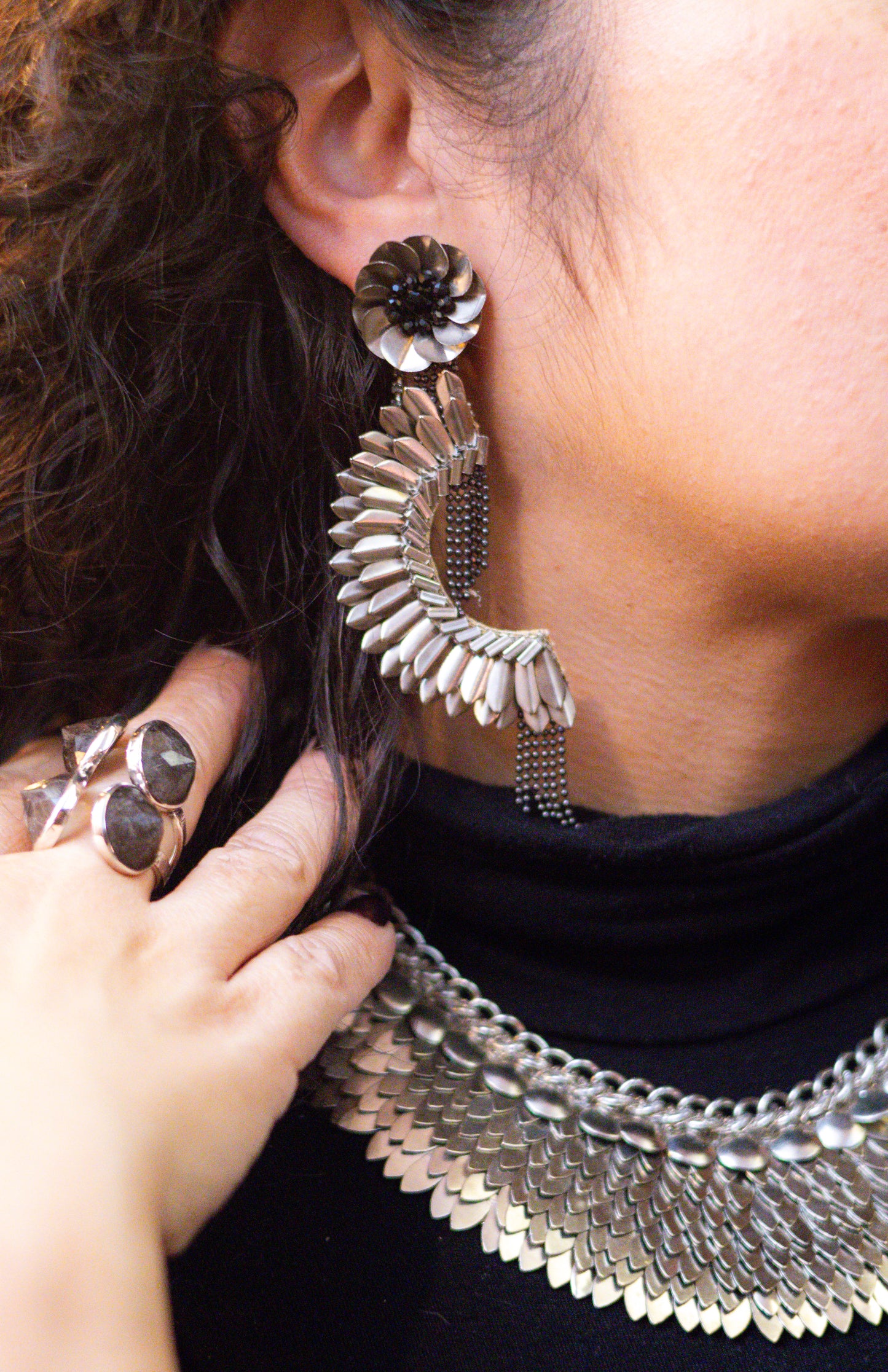 Sequined Splendor Earrings